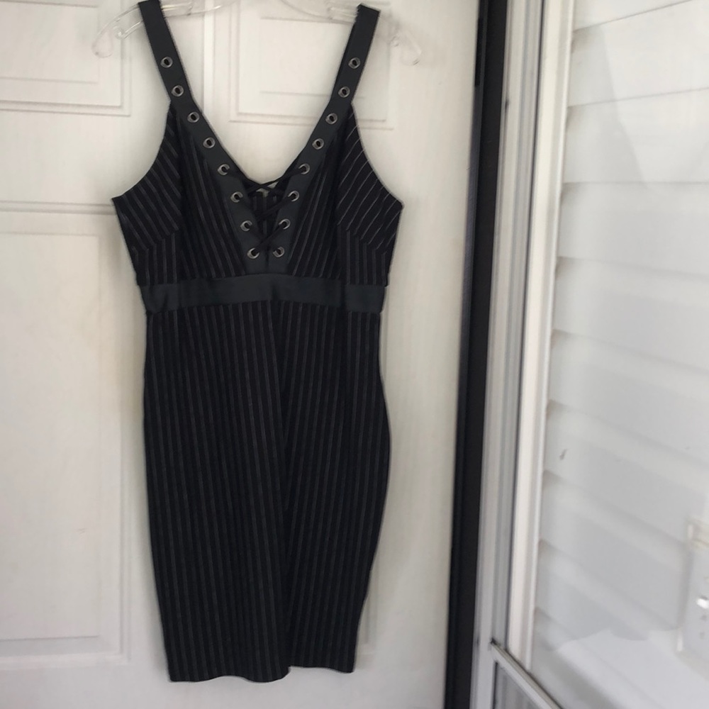 Venus Pinstriped Dress Knee length New Never Worn